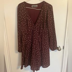 Abercrombie and Fitch floral wrap dress